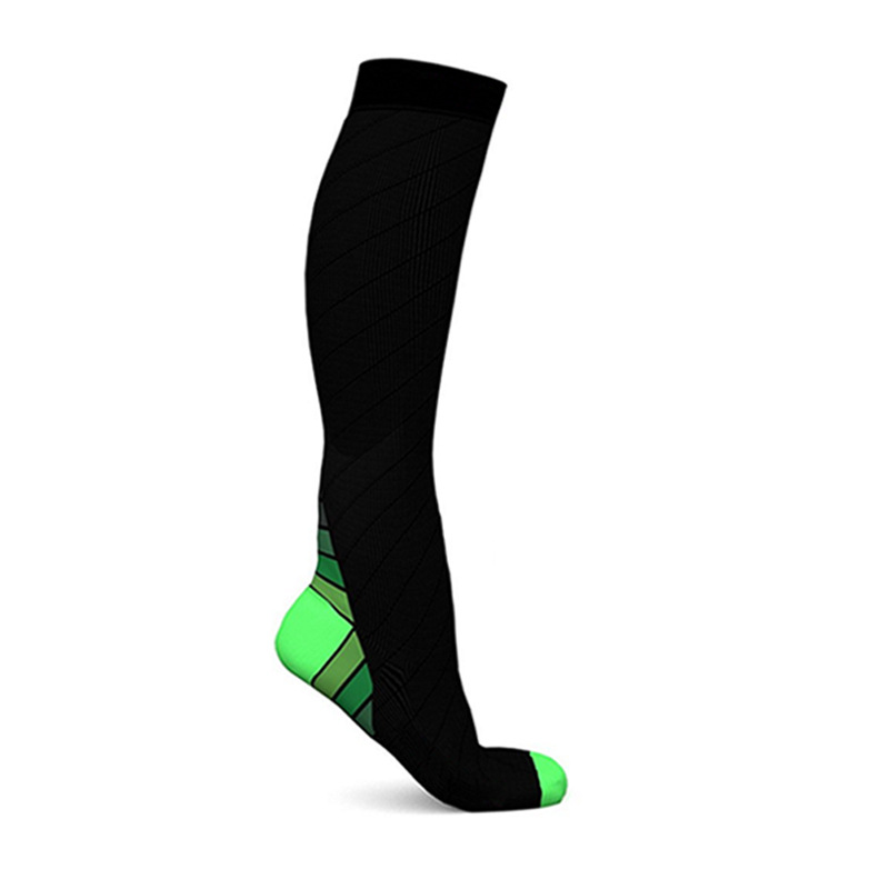 Fabrikpreis Atmungsaktive Qualität Lange Kniehohe Laufsportsocken Kompressionsstrümpfe