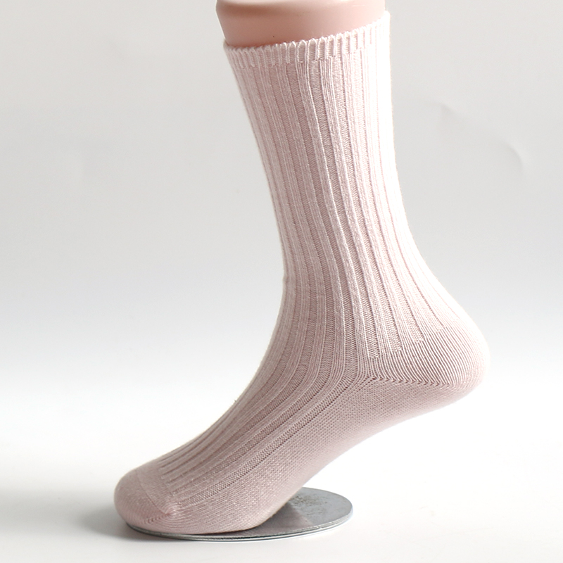 Modische, lässige, weiche, gekämmte Baumwolle, atmungsaktiv, lange Rüschen-Socken für Kinder