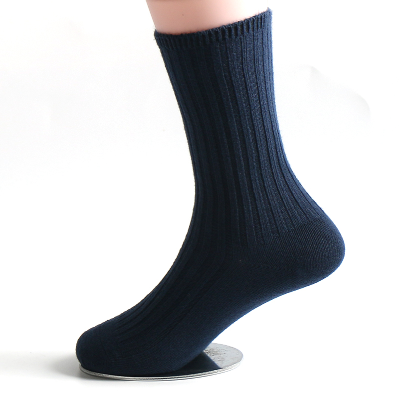 Modische, lässige, weiche, gekämmte Baumwolle, atmungsaktiv, lange Rüschen-Socken für Kinder