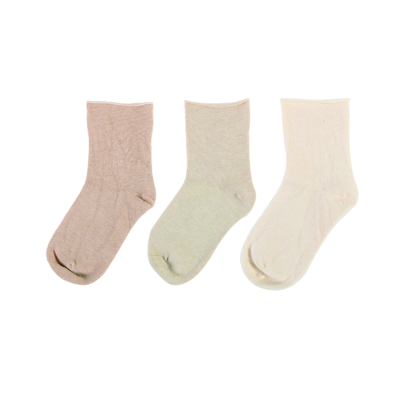 Dicke, atmungsaktive Winter-Babysocken aus hochwertiger Bio-Baumwolle, warme, weiche, einfarbige Babysocken aus bunter Baumwolle