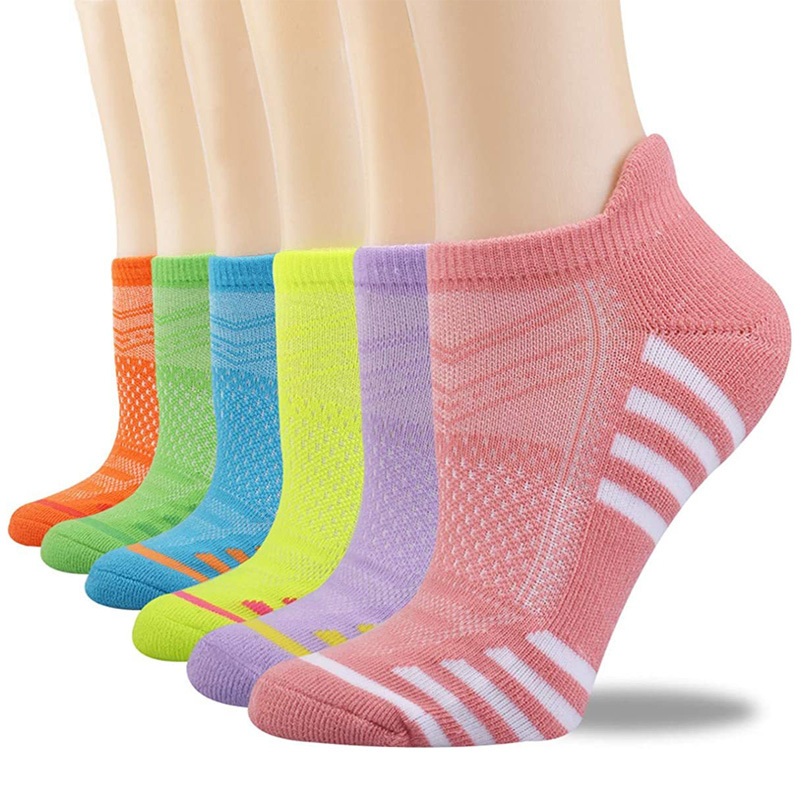 OEM-Laufsport-Sneaker aus Baumwolle mit niedrigem Schnitt und individuellem Logo-Knöchel-Sportsocken für Damen