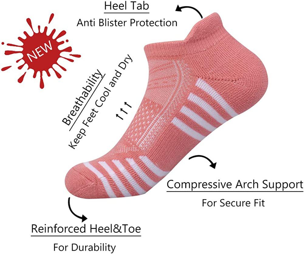 OEM-Laufsport-Sneaker aus Baumwolle mit niedrigem Schnitt und individuellem Logo-Knöchel-Sportsocken für Damen