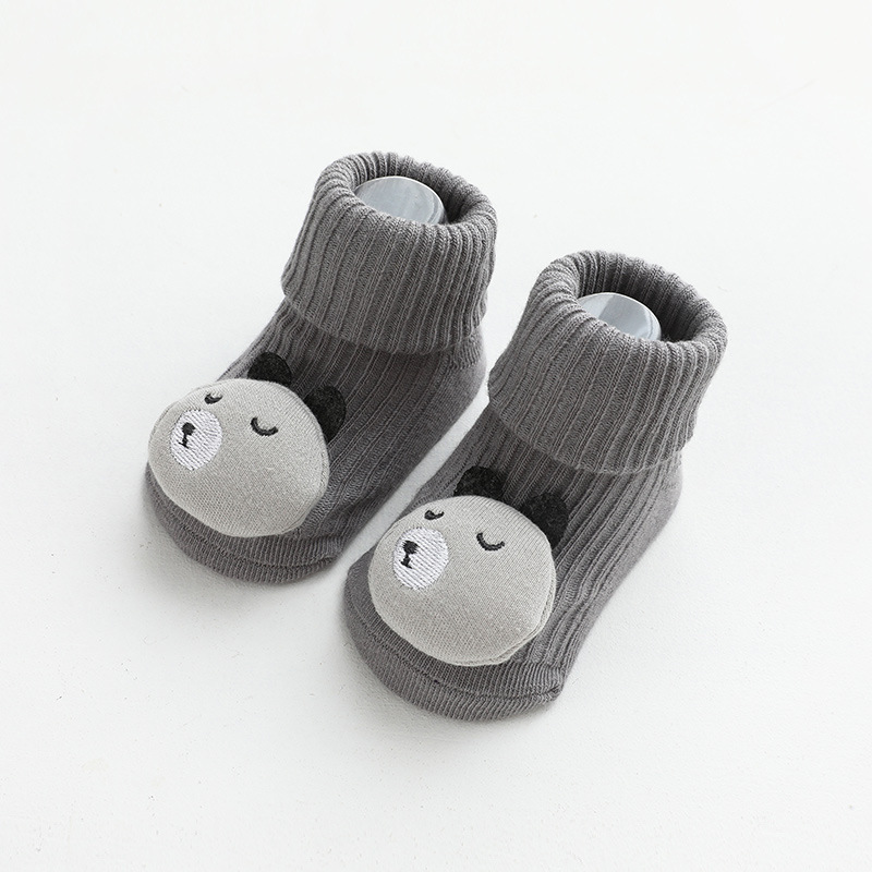 Neugeborene dreidimensionale Puppe Baby Socken Abgabe rutschfeste Baby Socken Kinderboden