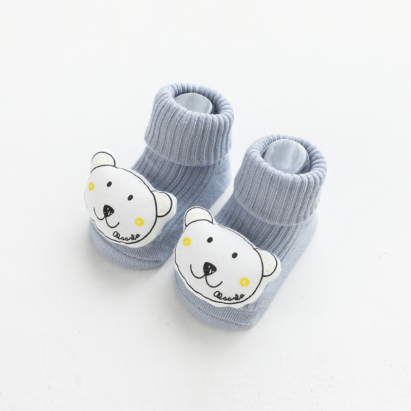 Neugeborene dreidimensionale Puppe Baby Socken Abgabe rutschfeste Baby Socken Kinderboden