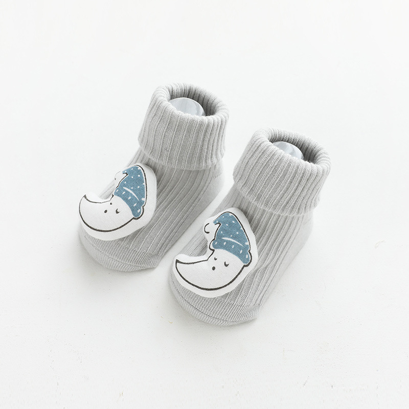 Neugeborene dreidimensionale Puppe Baby Socken Abgabe rutschfeste Baby Socken Kinderboden