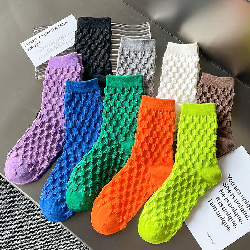 Benutzerdefinierte Baumwoll-Skateboard-Sport-Modesocken mit mehrfarbigem Design für Damen