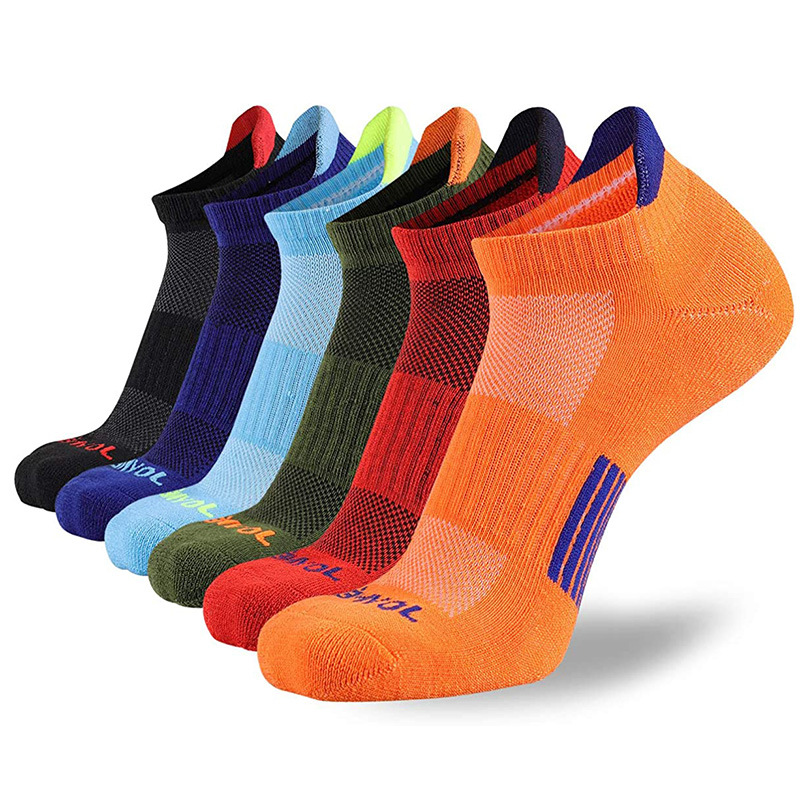 OEM LOW MOQ Baumwolle benutzerdefinierte sportliche Turnschuhe Frauen Sportsocken Männer Knöchel