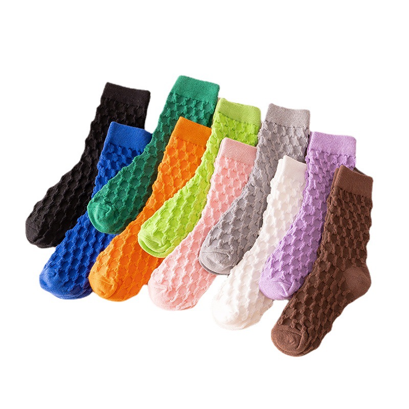 Benutzerdefinierte Baumwoll-Skateboard-Sport-Modesocken mit mehrfarbigem Design für Damen