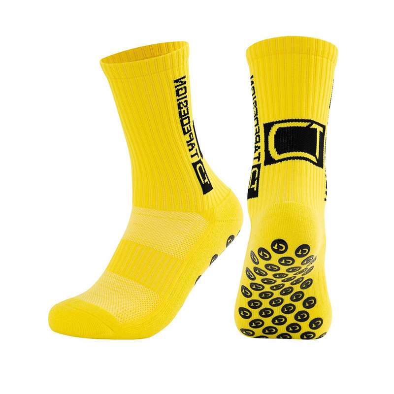 Sport-Fußball-Anti-Rutsch-Fußball-Grip-Socken aus sportlichem Nylon mit individuellem Logo