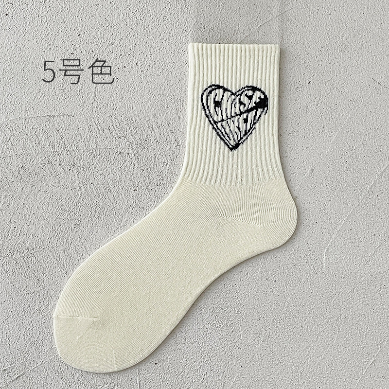 OEM Moq Fast Sample Designer Casual Custom Logo Herren Baumwoll-Jacquard-Crew-Socken